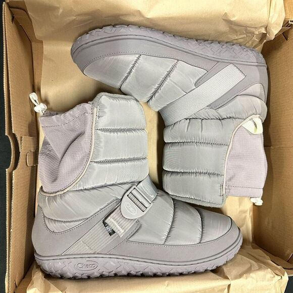 New Chaco Ramble Puff Tall Insulated Winter Boots 11 Ash Gray - Picture 1 of 6